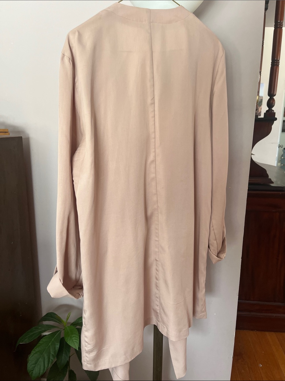 Dalia Blush Pink Long Blazer Jacket - Picture 7 of 7
